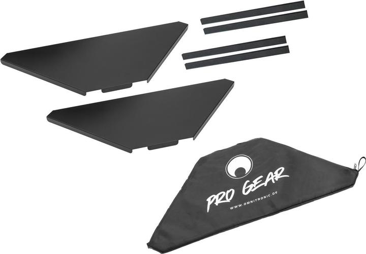 Omnitronic Corner plates incl. bag for Mobile DJ Stand