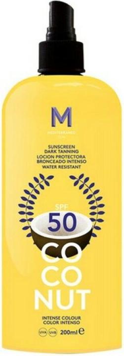 Immagine prodotto Mediterraneo Sun COCONUT crema solare abbronzante scura SPF50 200 ml (Crema solare, SPF 50, 200 ml, 105 g)
