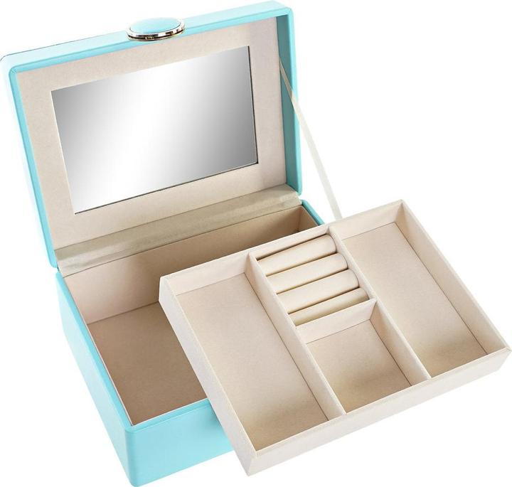 Actual product image DKD Home Decor Box-Schmuckkästchen grün Holz MDF 17 x 13 x 8,5 cm