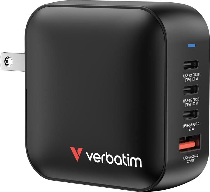 Verbatim GaN Charger 100W 4 Devises (100 W)