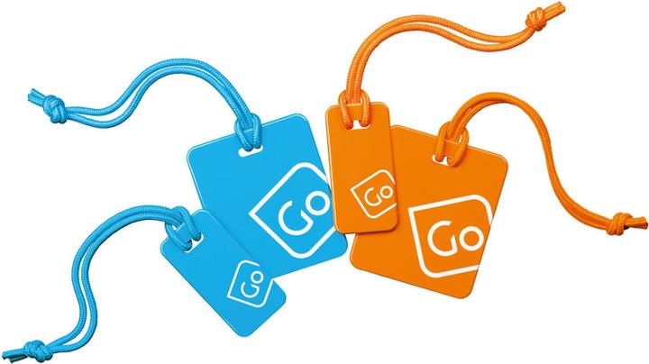 Actual product image Go Travel Address tag set 4 pcs. (Locks & Trailers)