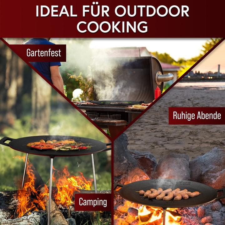 Actual product image Gusskönig Cast iron fire plate (45cm)