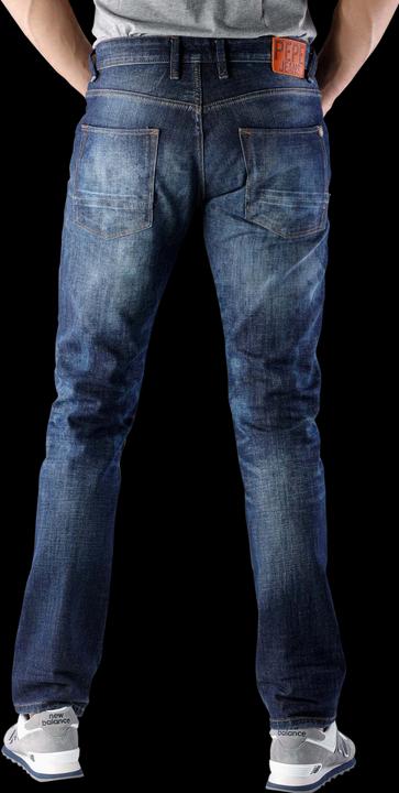Actual product image Pepe Jeans Cash Deep 12OZ used deep denim (W31/L34)