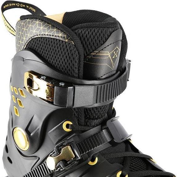 Actual product image Nils Na20006 Black And Gold Size M. 36 Extreme Slalom Inline Skates (36)