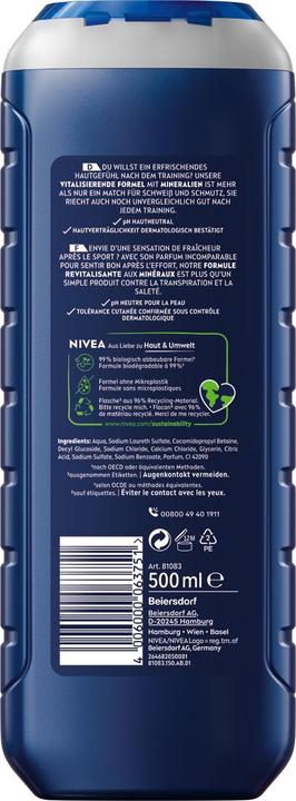 Actual product image NIVEA MEN Men Sport (500 ml)