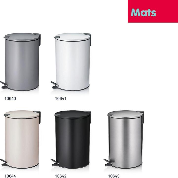 Produktbild Kela Treteimer Mats weiss (12 l)