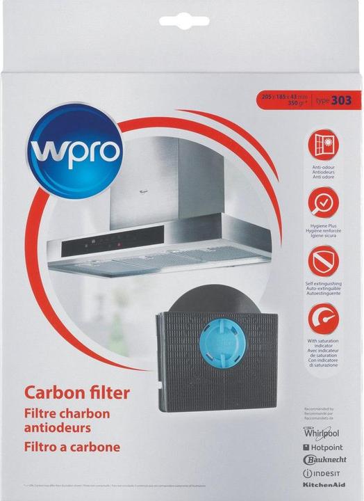 Image du produit Whirlpool Filtre antibactérien à charbon actif CHF303, 481281718532, Type 303 - CHF303/1 484000008581