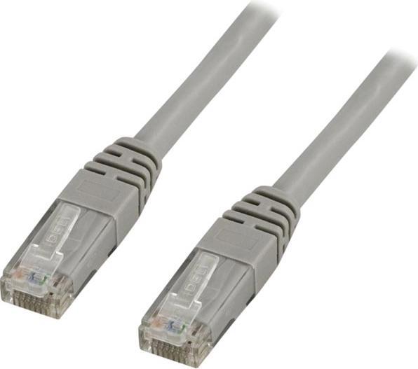 Actual product image Deltaco UTP Cat5e - 0.5m - 0.5 m - RJ-45 - RJ-45 - Grey (U/FTP, CAT5e, 0.50 m)