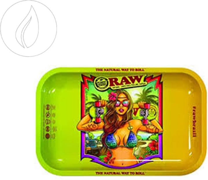 RAW Rolling Tray M Brazil Metal 175 x 275mm