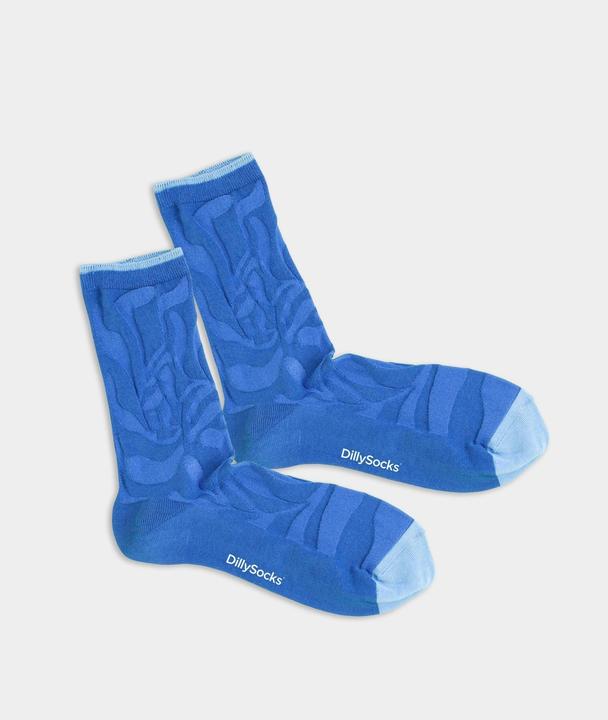 Produktbild DillySocks Socken "Premium crumbled indigo" blau (Einzelpack, 39 - 41)