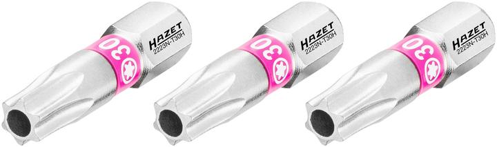 HAZET Screwdriver Bit Set (Bit) (T30H)