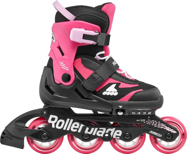 Actual product image Rollerblade Inline-Skates Microblade Combo Schwarz/Pink, 33-36.5 (33, 36.5)