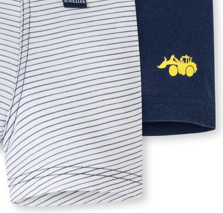 Produktbild Schiesser 6er Pack Kids Boys Feinripp Organic Cotton Shorts / Pants (116, 6er Pack)