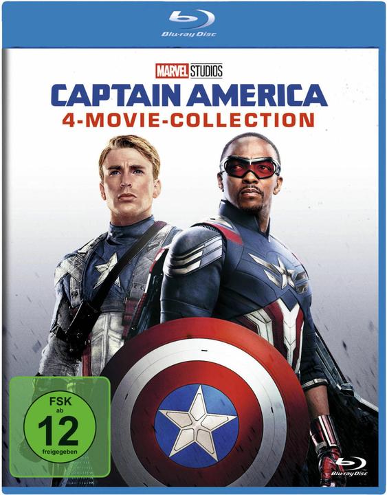 Produktbild Disney Interactive Studios Captain America 4-Movie-Collection - BR (Blu-ray, 2025, Deutsch, Englisch)