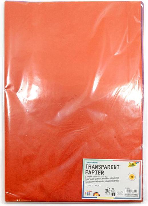 Image du produit Folia Papier transparent, (l)700 mm x (L)1 m, 42 g/qm, couleur (42 g/m², 1 x)