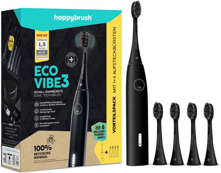 Produktbild happybrush Happy Brush Eco Vibe 3 (Schallzahnbürste)