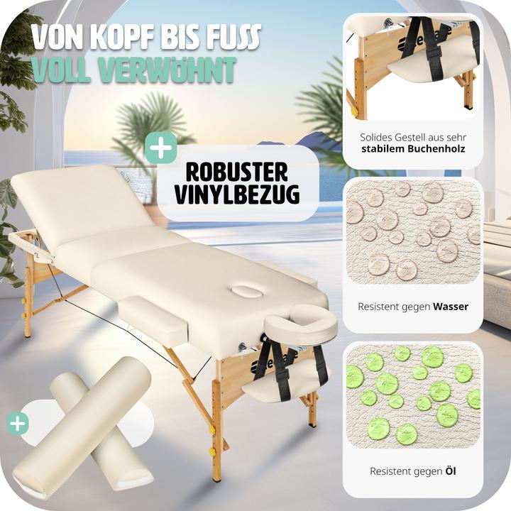 Produktbild tectake 3 Zonen Massageliege-Set