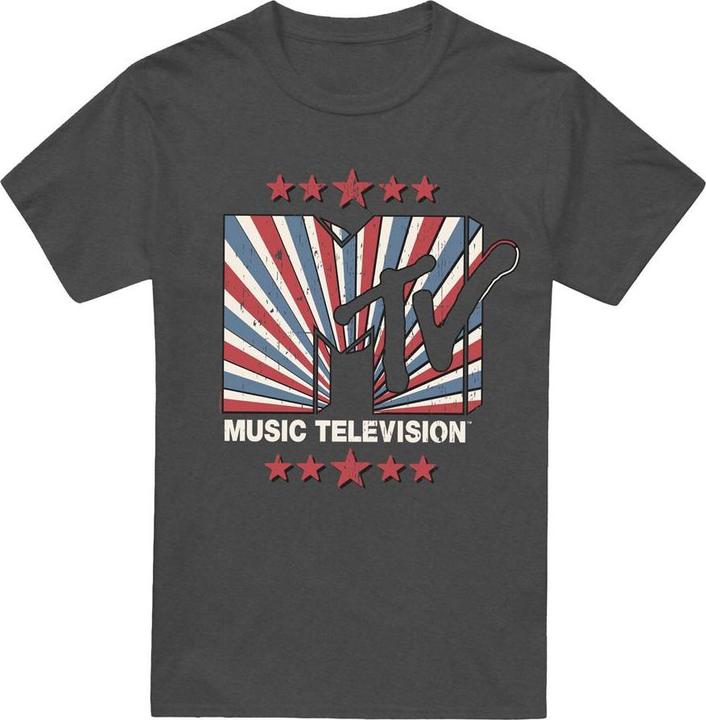 Actual product image MTV Unisex Adult Americana T-Shirt (XXL)