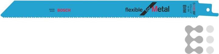 Actual product image Bosch Professional Zubehör Reciprocating saw blade S 1122 BF Flexible for Metal, 5-pack