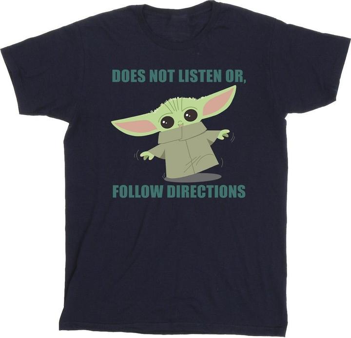 Produktbild Star Wars The Mandalorian Grogu Does Not Listen TShirt (XXL)