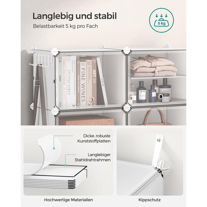 Immagine prodotto Songmics Sneak (82 x 32 x 92 cm)