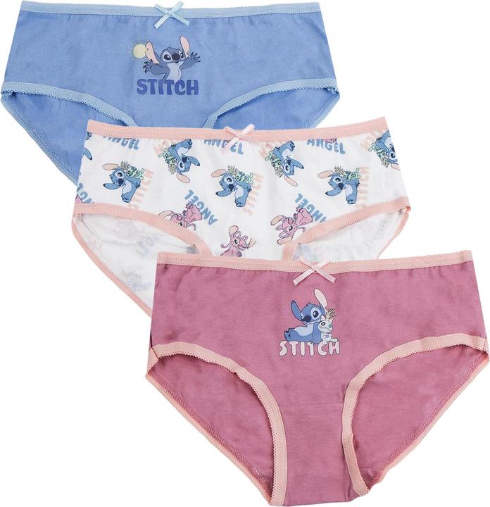 Disney Girl's Underwear Set 3 Pieces Stitch