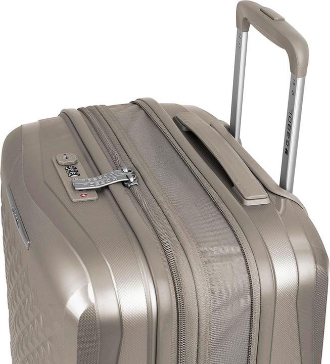 Actual product image Gabol Queens 4-wheel suitcase set 3-piece with stretch fold (223 l, XL (from 140l))
