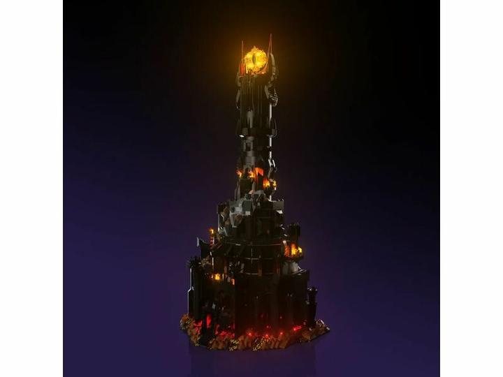 Immagine prodotto Light my bricks LMB 2.0 Kit di illuminazione a LED per LEGO 10333 Il Signore degli Anelli: Barad-dûr