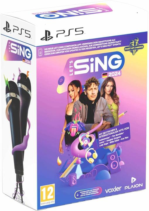 Immagine prodotto Ravenscourt Lets Sing 2024 PS5 + 2 microfoni (PS5, DE)