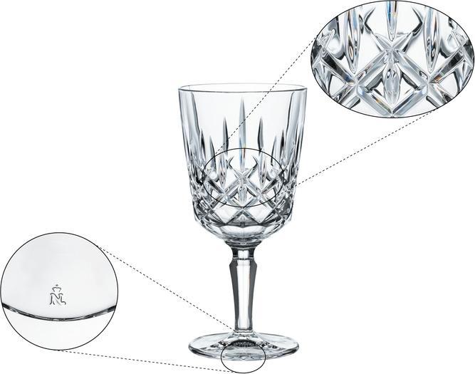 Image du produit Nachtmann Verre à cocktail/à vin Noblesse 4 p. S (35.50 cl, 4 Verres, Verres à vin blanc)