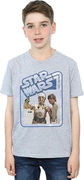 Produktbild Star Wars Luke Skywalker And C3PO TShirt Jungen (128)