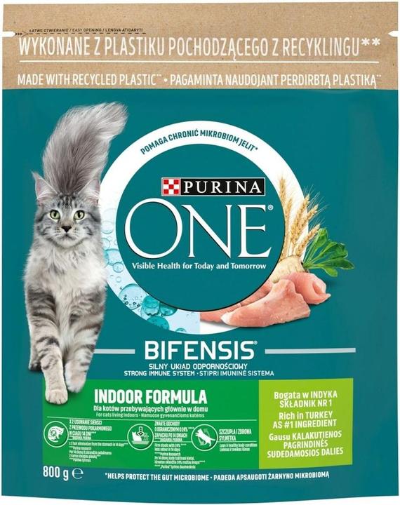Purina ONE Cibo Per Gatti One Indoor Dry 800 G (Adulto, 1 pz., 800 g)
