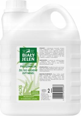 Biały Jeleń White Deer Aloe Vera Intimhygiene-Gel Nachfüllpackung 2 Liter (2000 ml, Intimgel)