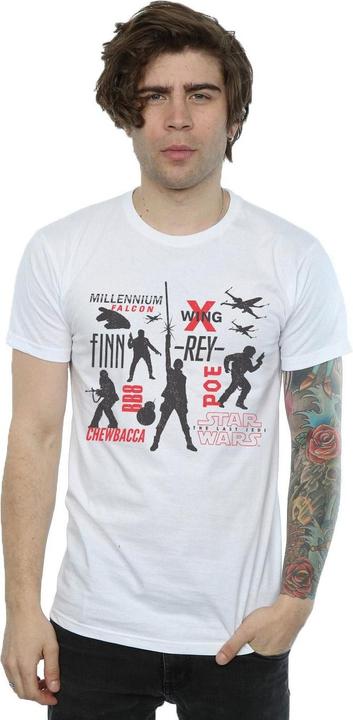 Produktbild Star Wars The Last Jedi Rebellion Silhouettes TShirt (S)