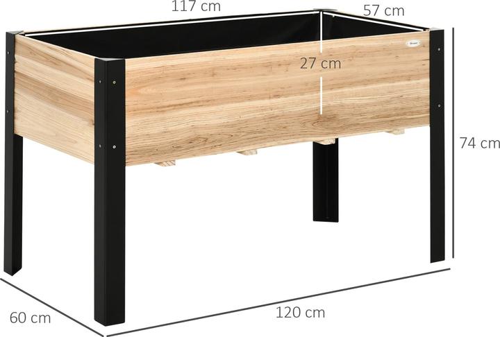 Actual product image Jamb Hochbeet Pflanzkasten