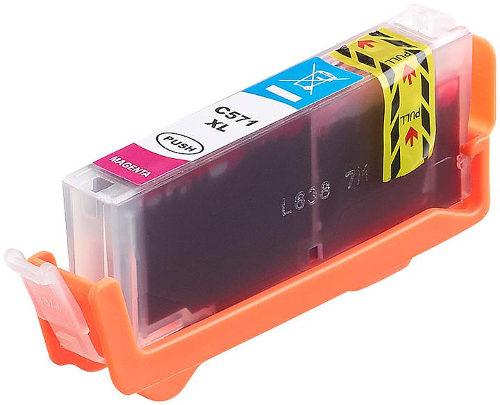 Actual product image IColor Cartridge for CANON (replaces CLI-571M XL), magenta