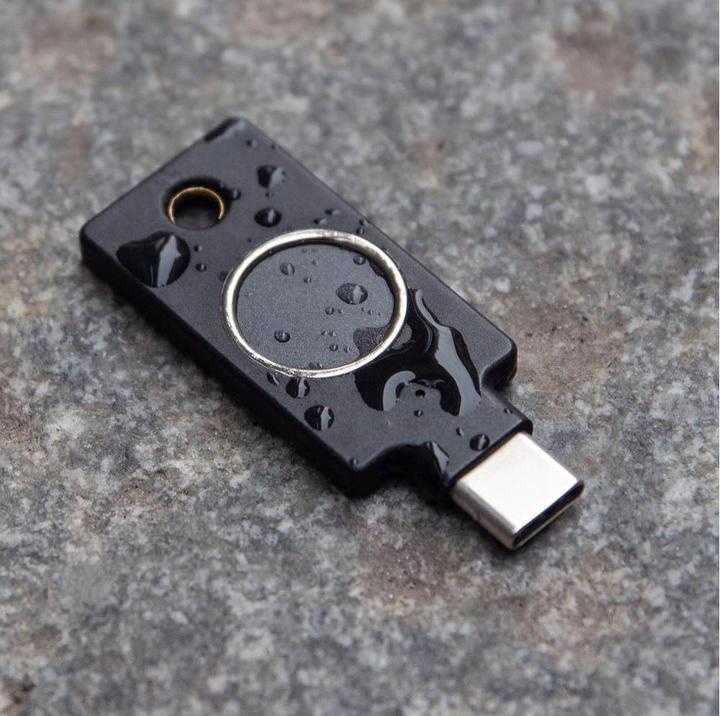 Actual product image Yubico YubiKey C Bio-FIDO Edition