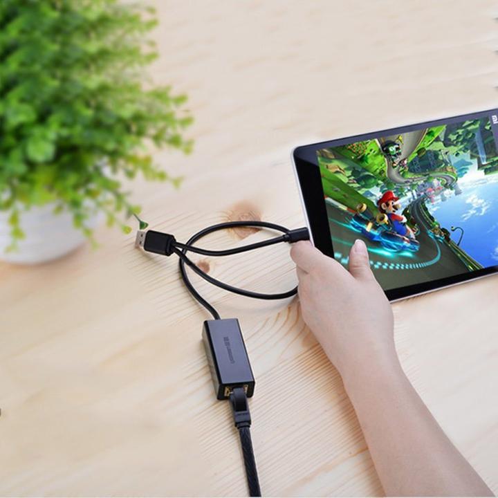 Image du produit Ugreen Adaptateur USB-A 2.0 vers Ethernet 100Mbps (USB 2.0, RJ45 (1x))