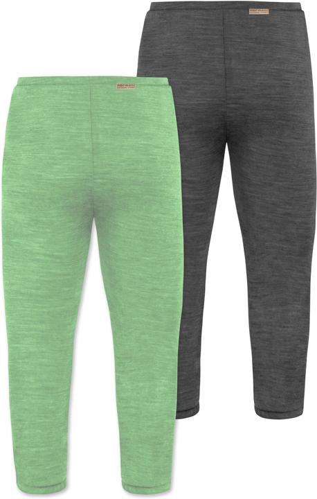 Image du produit Normani Lot de 2 caleçons bébé mérinos avec pieds - 9539 (92)