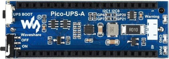 Actual product image WaveShare UPS Module for Raspberry Pi Pico Uninterruptible Power Supply