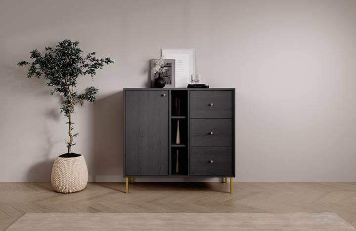 Produktbild ADRK Furniture Tili 1D 3S 3P Kommode (100.5 x 41 x 95 cm)