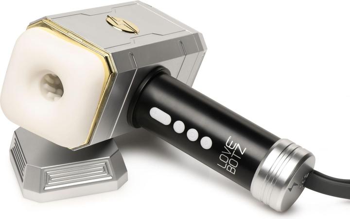 Immagine prodotto XR Brands Masturbatore ad aspirazione Thunder Stroker - Argento e Nero