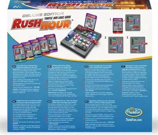 Image du produit Ravensburger ThinkFun 76617 - Rush Hour - Le célèbre jeu d'embouteillage dans l'édition Deluxe avec des (Portugais, Anglais, Allemand, Italien, Français, Espagnol)