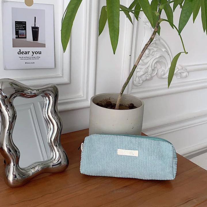 Only-Bags.Store Kulturtasche Organizer Kord-Kosmetiktasche Kleines Makeup-Etui