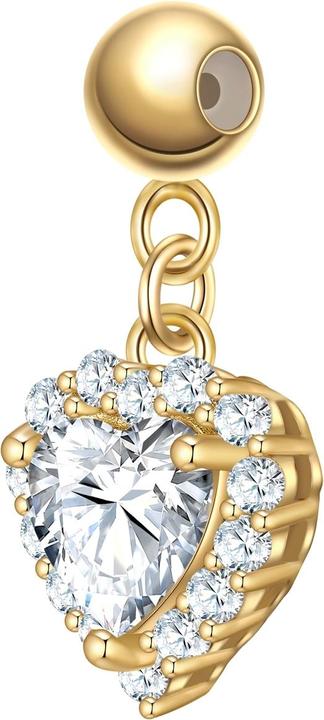 Actual product image Glanzstücke München Ladies charm heart - 36864 (Sterling Silver)