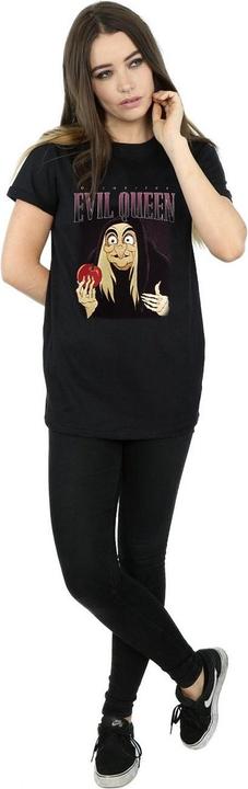 Actual product image Disney Womens/Ladies Snow White Evil Queen Montage Cotton Boyfriend T-Shirt (XL)
