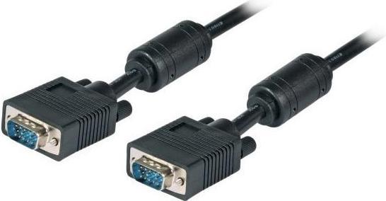 Actual product image EFB Elektronik SVGA/HDTV connection cable 2xHDSUB15, St/St,black,3m (3 m, VGA)