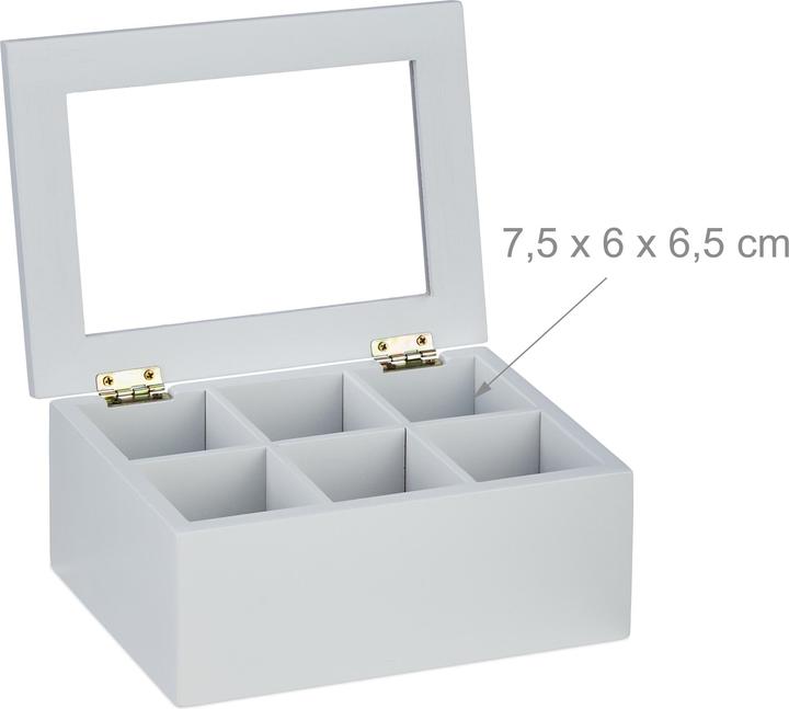 Actual product image Relaxdays Tea box