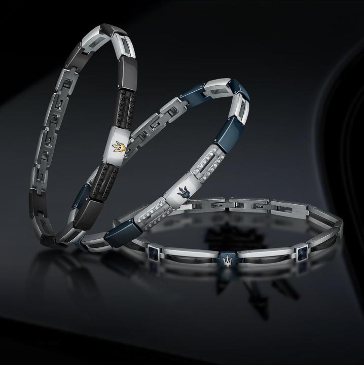 Image du produit Maserati Bracelet en céramique (21 cm, Acier inoxydable)