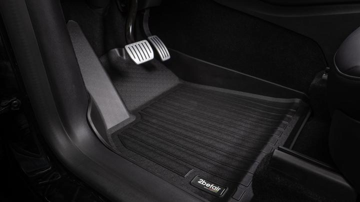 Actual product image 2befair Interior all-weather mats set for the Tesla Model Y (2 front mats + 2 rear mats)